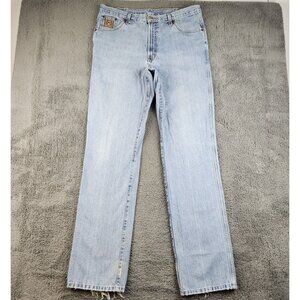 Cinch Jeans Men's 38x38 Blue Denim Slim Straight Leg Western Cowboy Rodeo Ranch
